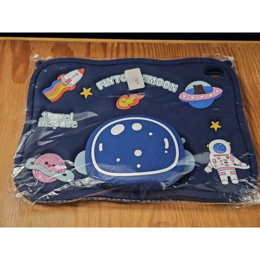 Kid Shockproof Astronauts Space Cosmic Bubble Case Cover For Tablet 10.9 Inch